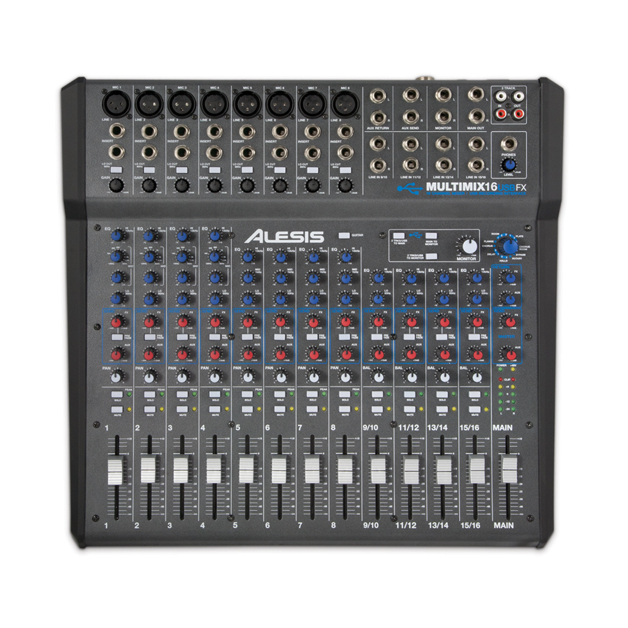 Alesis MULTIMIX 16 USB FX Guide D'utilisation